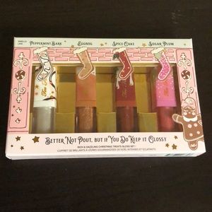 Too Faced Christmas Lip Gloss Set NWT